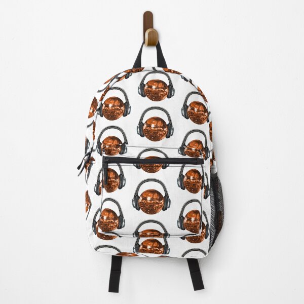 Item preview, Groovy Orange Disco Ball with Headphones designed and sold by Deborah Camp.