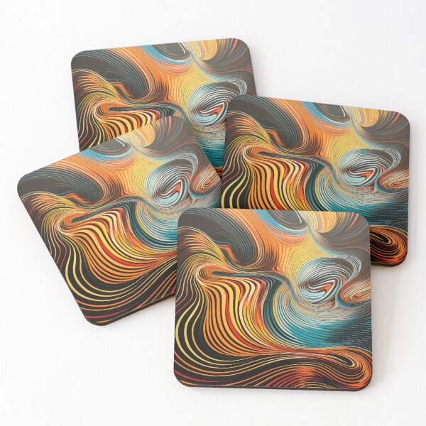 Item preview, Abstract Colorful Swirls designed and sold by MysticMarble.