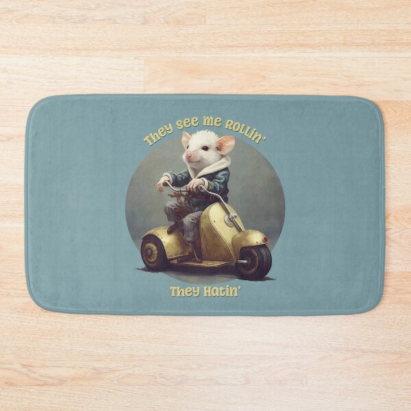 Item preview, They See Me Rollin', They Hatin' Funny Scooter Mouse designed and sold by danielliamgill.