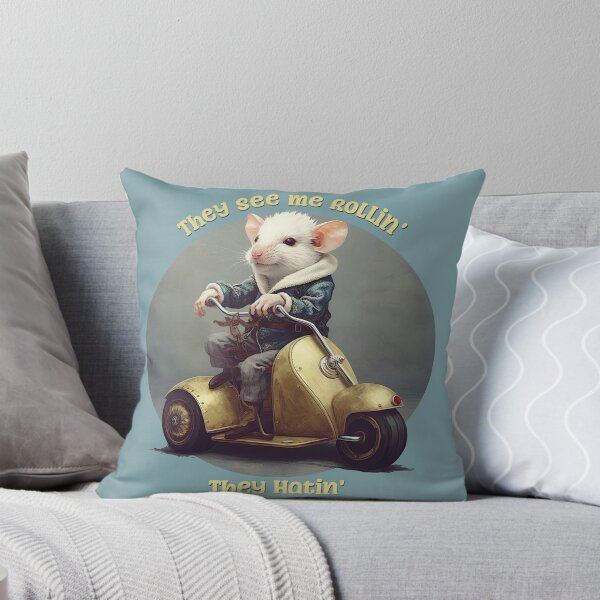 Item preview, They See Me Rollin', They Hatin' Funny Scooter Mouse designed and sold by danielliamgill.