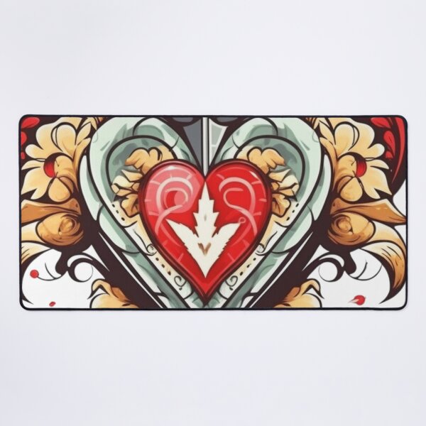 Item preview, Heart Tribal Tattoo Art Style designed and sold by JustArtDesign9.