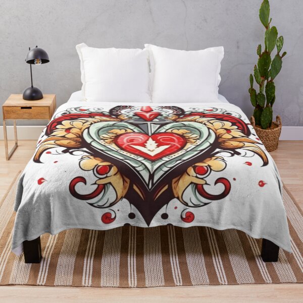 Item preview, Heart Tribal Tattoo Art Style designed and sold by JustArtDesign9.