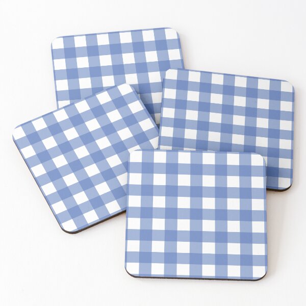 Item preview, Royal blue and white gingham check - small designed and sold by LittleBettyMakes.