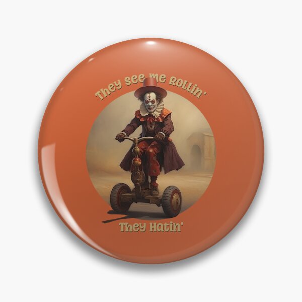 Item preview, They See Me Rollin', They Hatin' Funny Evil Clown designed and sold by danielliamgill.