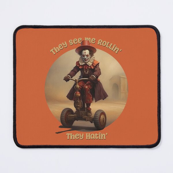 Item preview, They See Me Rollin', They Hatin' Funny Evil Clown designed and sold by danielliamgill.