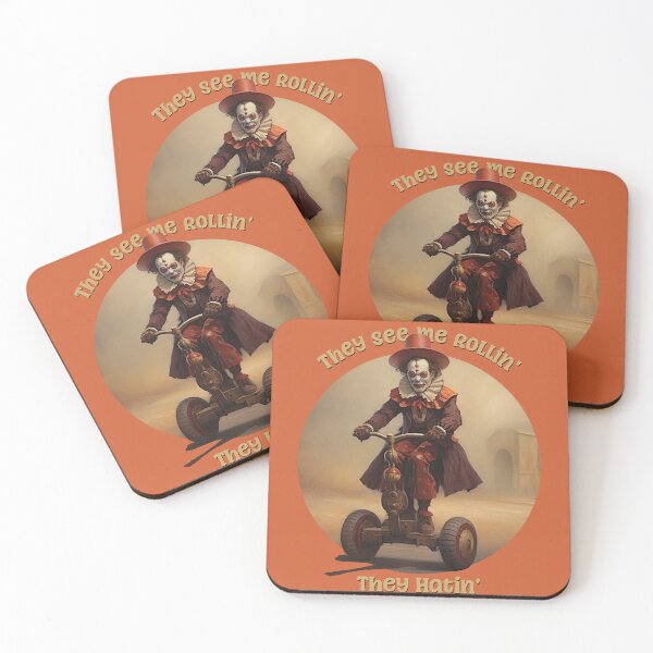 Item preview, They See Me Rollin', They Hatin' Funny Evil Clown designed and sold by danielliamgill.