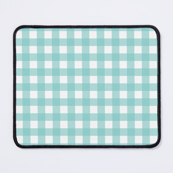 Item preview, Turquoise and white gingham check - small designed and sold by LittleBettyMakes.