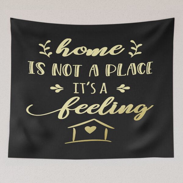 Item preview,  home a special feeling typography design designed and sold by Unique010.