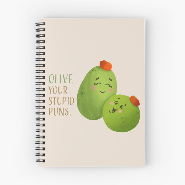 Item preview, OLIVE your stupid puns - Vegitudes designed and sold by Birdbrook Academy.