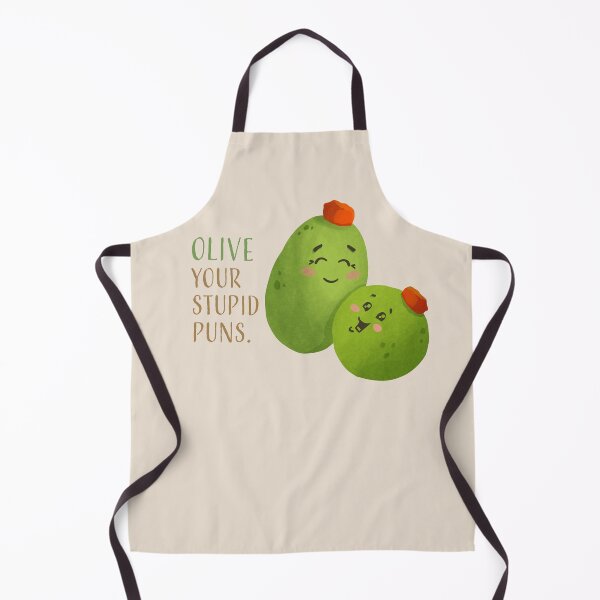 Item preview, OLIVE your stupid puns - Vegitudes designed and sold by Birdbrook Academy.