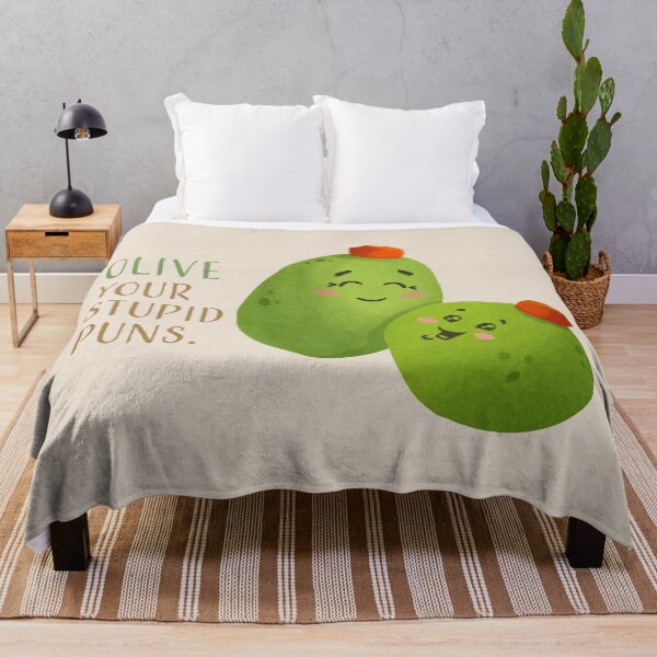 Item preview, OLIVE your stupid puns - Vegitudes designed and sold by Birdbrook Academy.