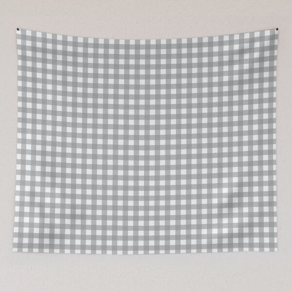 Artikelvorschau, Grau-weißes Gingham-Karomuster – klein entworfen und verkauft von LittleBettyMakes.