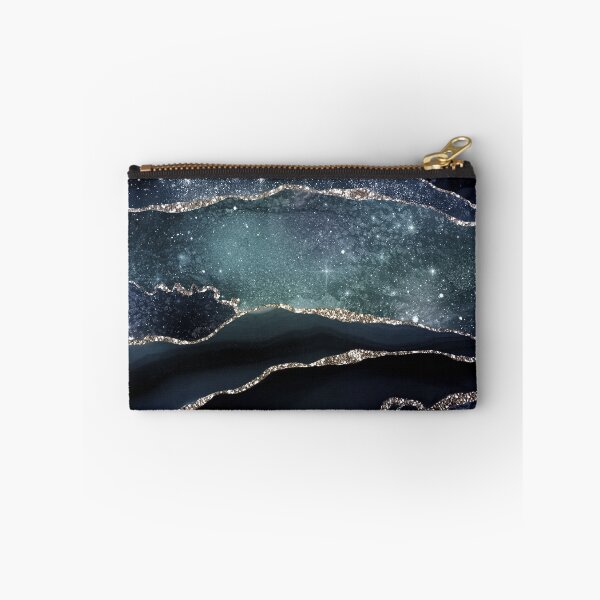 Item preview, Glamour Night Black Milky Way Faux Marble Galaxy designed and sold by MysticMarble.