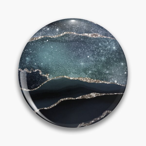 Item preview, Glamour Night Black Milky Way Faux Marble Galaxy designed and sold by MysticMarble.