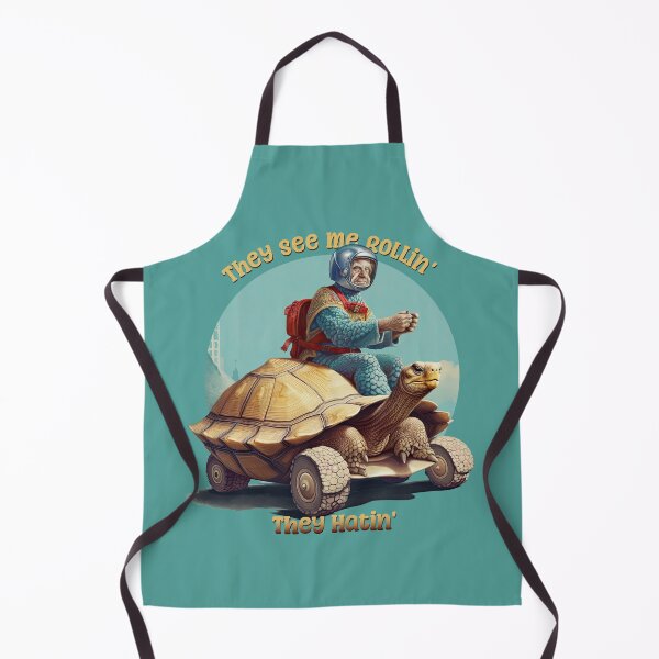 Item preview, They See Me Rollin', They Hatin' Funny Turtle Rider designed and sold by danielliamgill.