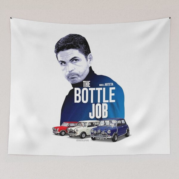 Item preview, The Bottle Job Mikel Arteta designed and sold by Digital Spurs.
