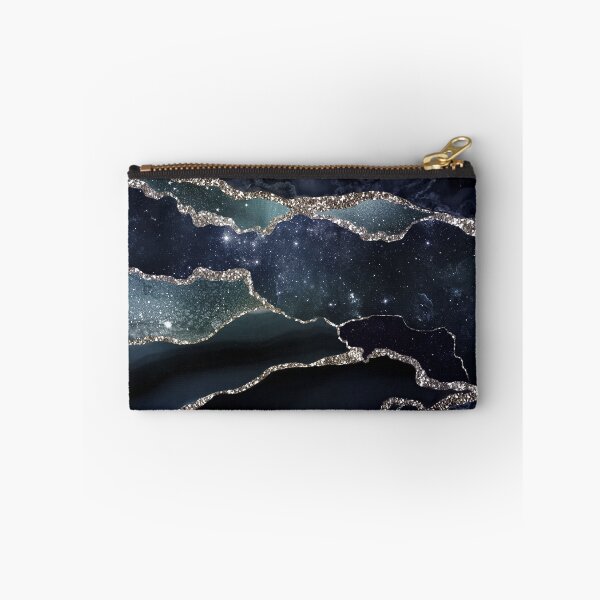 Item preview, Glamour Night Black Milky Way Faux Marble Galaxy I designed and sold by MysticMarble.