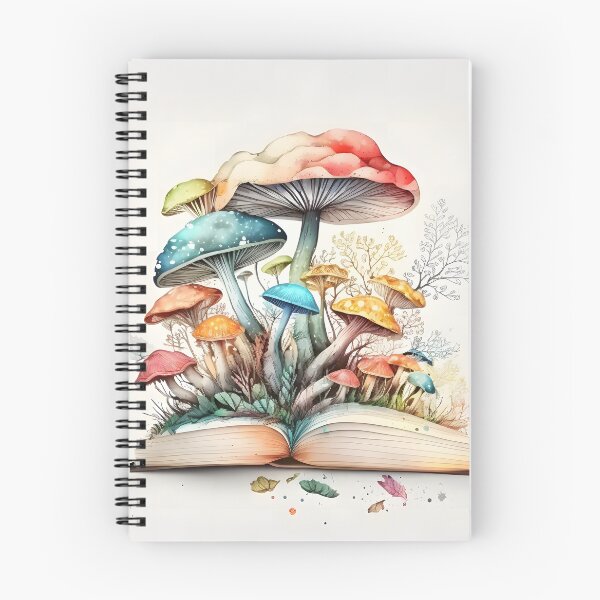 Item preview, Rainbow Mushrooms in Book designed and sold by Melissify.
