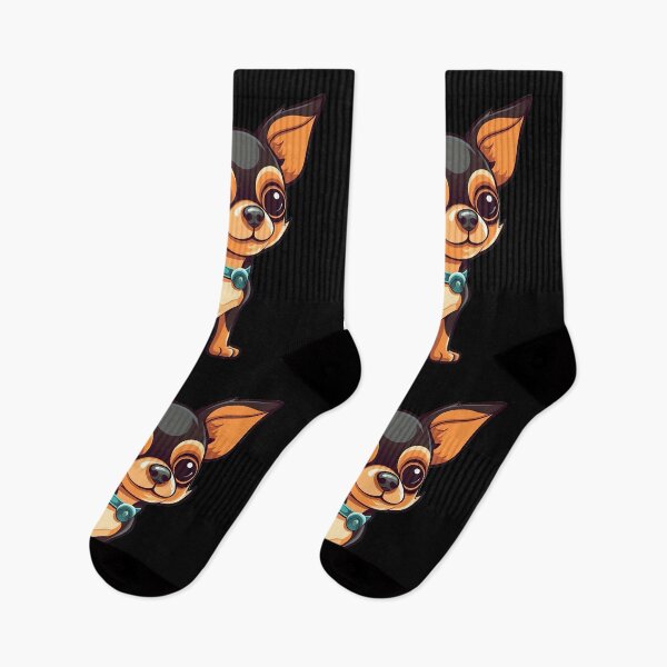 Item preview, Cute Black Chihuahua - Lovely Design for Dog Lovers designed and sold by SADStyleDesigns.