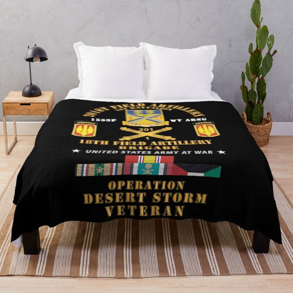 Item preview, Army - 1st Battalion, 201st Artillery, 18th FA Bde - Operation Desert Storm Veteran X 300 designed and sold by Military Insignia Products.