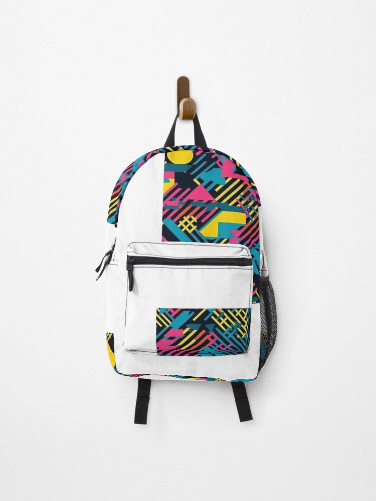 Thumbnail 1 of 3, Backpack, 1980's inspired pattern designed and sold by Rimages.