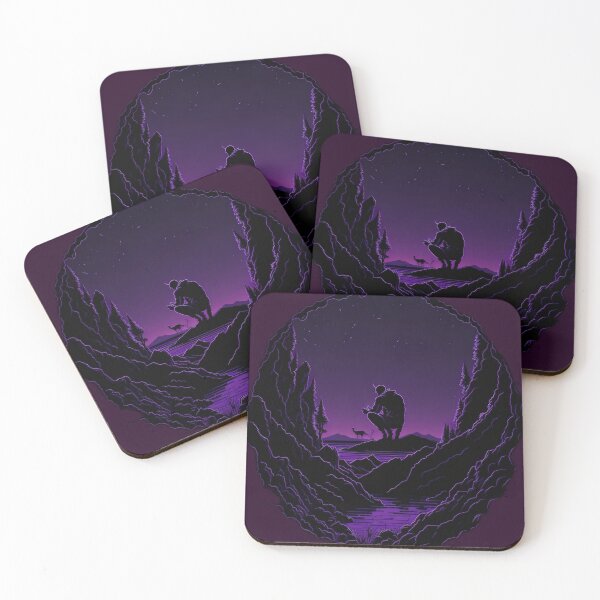 Item preview, Guy Looking To A Purple Sunset designed and sold by hassanjnoub.