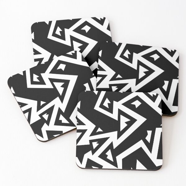 Item preview, Black White Zigzag Pattern designed and sold by cooldesigns2022.