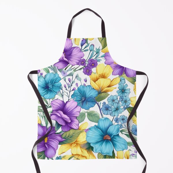 Item preview, Summer Flowers Pattern Tile designed and sold by apolinART.