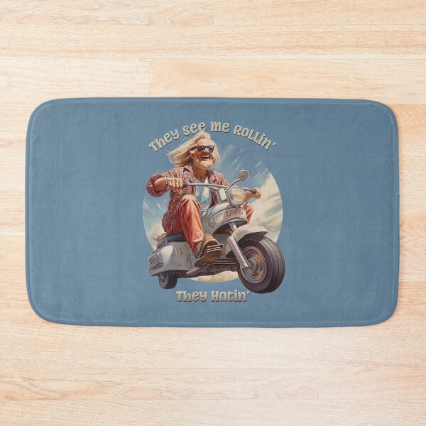 Item preview, They See Me Rollin', They Hatin' Funny Retro Hippy designed and sold by danielliamgill.