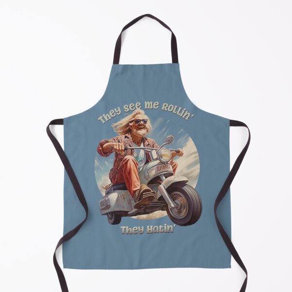Item preview, They See Me Rollin', They Hatin' Funny Retro Hippy designed and sold by danielliamgill.