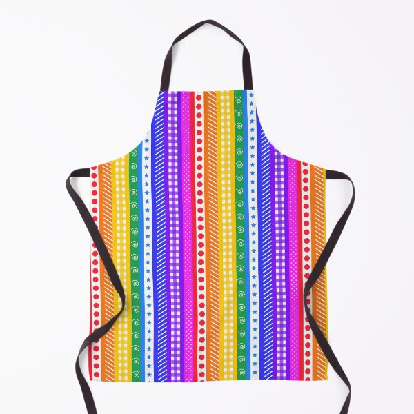 Item preview, Bright rainbow and white washi style stripes - vertical designed and sold by LittleBettyMakes.