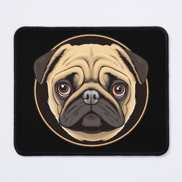 Item preview, Cute Pug Face - Lovely Design for Dog Lovers designed and sold by SADStyleDesigns.