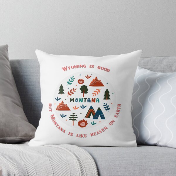 Item preview, Montana and Wyoming Funny Vintage Art designed and sold by ecdato.