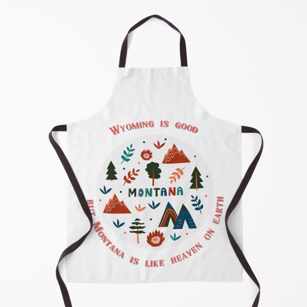 Item preview, Montana and Wyoming Funny Vintage Art designed and sold by ecdato.