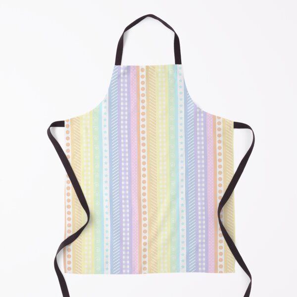 Item preview, Pastel rainbow and white washi style stripes - vertical designed and sold by LittleBettyMakes.