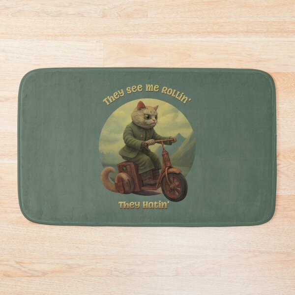 Item preview, They See Me Rollin', They Hatin' Funny Tabby Cat designed and sold by danielliamgill.