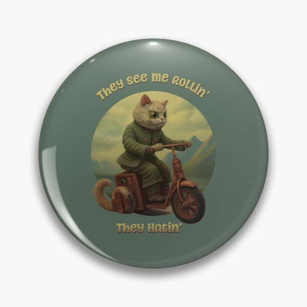Item preview, They See Me Rollin', They Hatin' Funny Tabby Cat designed and sold by danielliamgill.