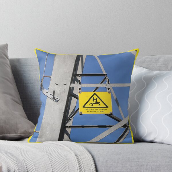 Item preview, Danger Of Death Pylon Photograph designed and sold by tkrz.