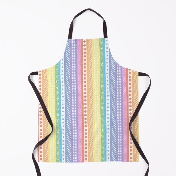 Item preview, Bright pastel rainbow washi style stripes - vertical designed and sold by LittleBettyMakes.