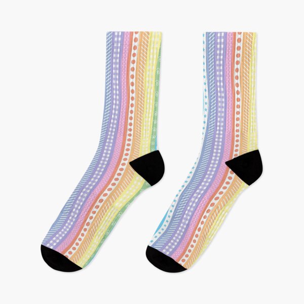 Item preview, Bright pastel rainbow washi style stripes - vertical designed and sold by LittleBettyMakes.