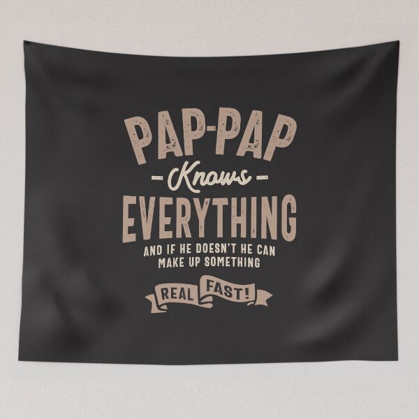 Item preview, Pap-Pap Knows Everything - Dad Grandpa designed and sold by cidolopez.