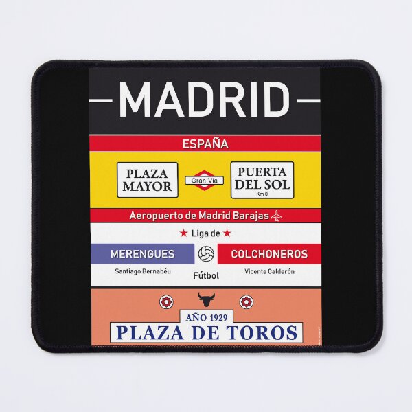 Item preview, Madrid Spain Travel Decoration Poster Vintage designed and sold by PB Mary.