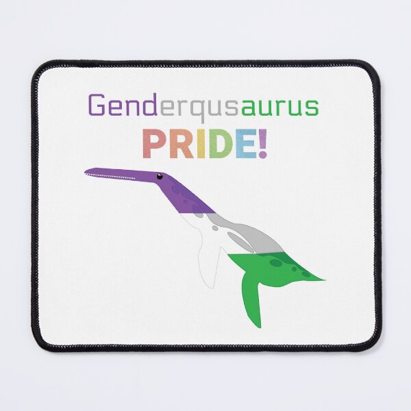 Item preview, Genderqusaurus Pride Genderqueer Dinosaur designed and sold by eliana01019.