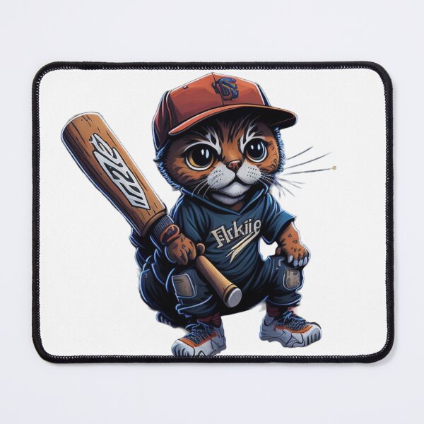Item preview, Kitty League All-Star: Cute Baseball Playing Kitten Design designed and sold by harperjg.