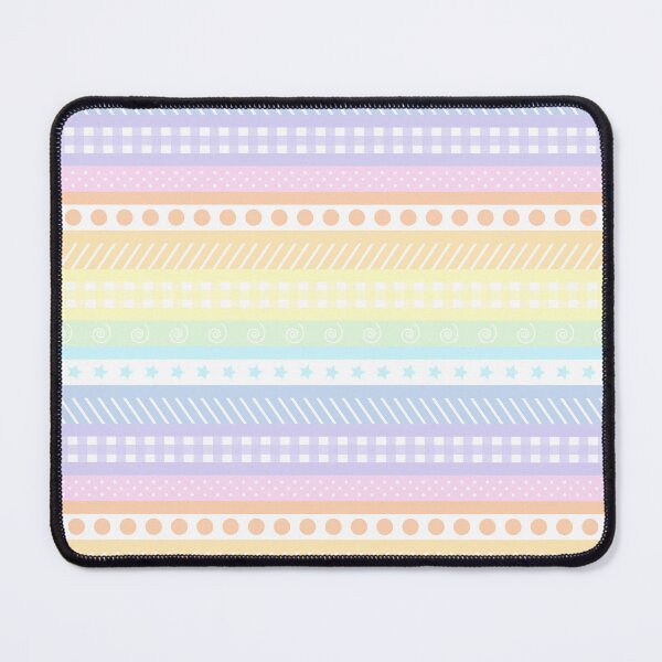 Item preview, Pastel rainbow washi style stripes - horizontal designed and sold by LittleBettyMakes.