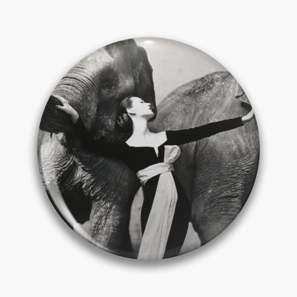 Artikelvorschau, Dovima mit Elefanten, 1955 – RICHARD AVEDON – Modefotografie entworfen und verkauft von HoneymoonHotel.