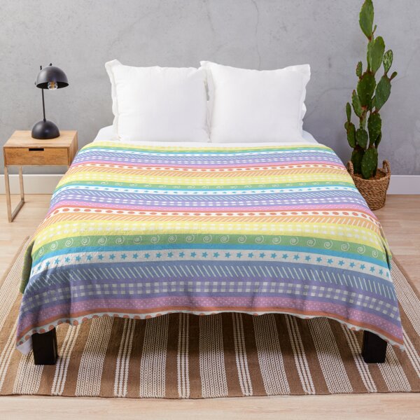 Item preview, Bright pastel rainbow washi style stripes - horizontal designed and sold by LittleBettyMakes.