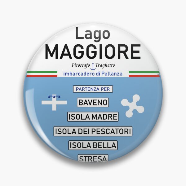 Item preview, Lake Maggiore Milan Rome Florence Italy Travel Vintage Poster designed and sold by PB Mary.