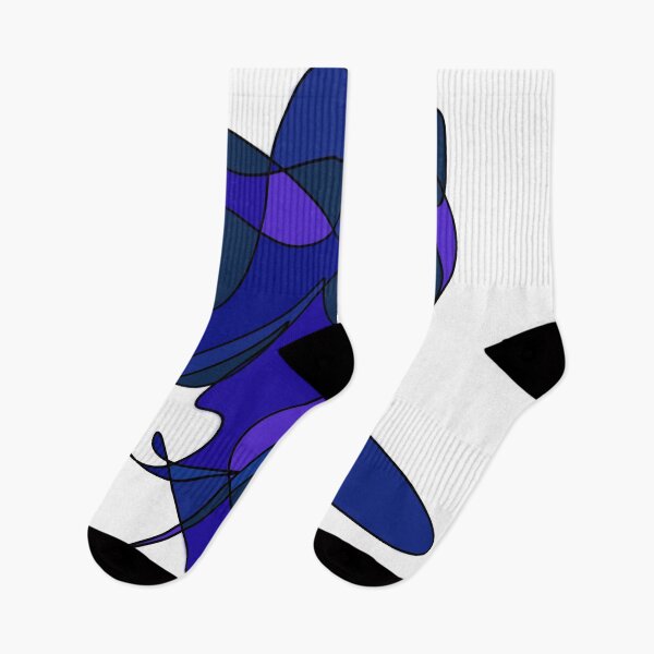 Item preview, Abstract Lines And Curves In Blue designed and sold by KirtTisdale.