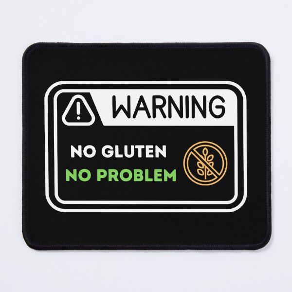 Item preview, No Gluten No Problem (White) designed and sold by marccie.